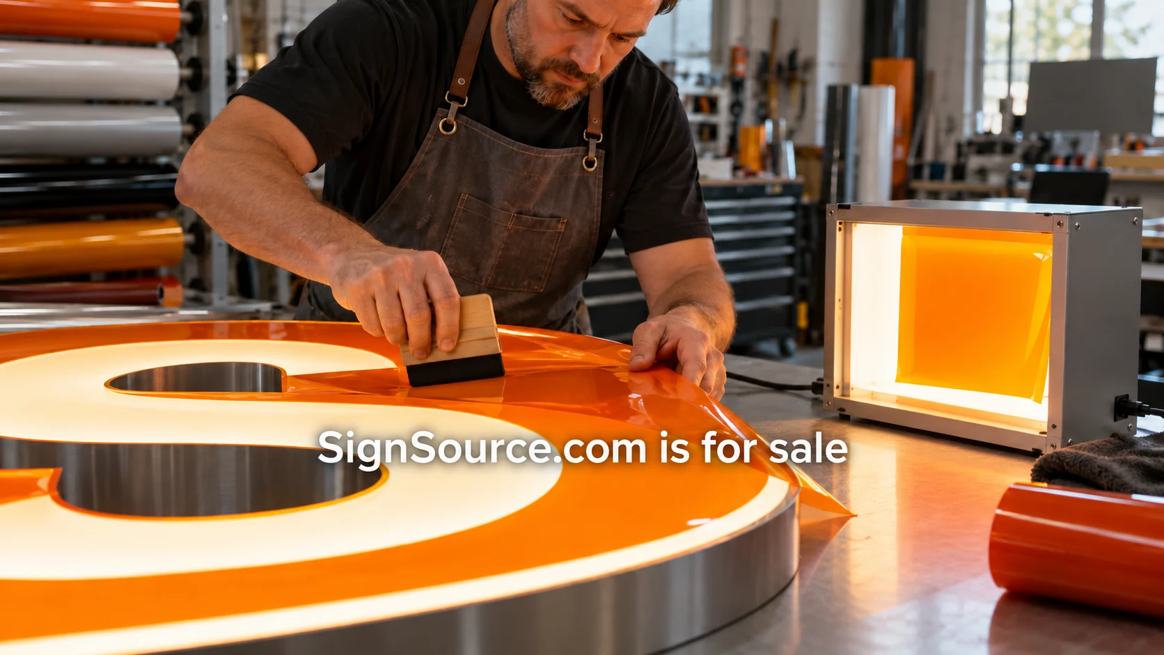 How Sign Shops Spec Translucent Vinyl illustrated through materials and work in the sign trade